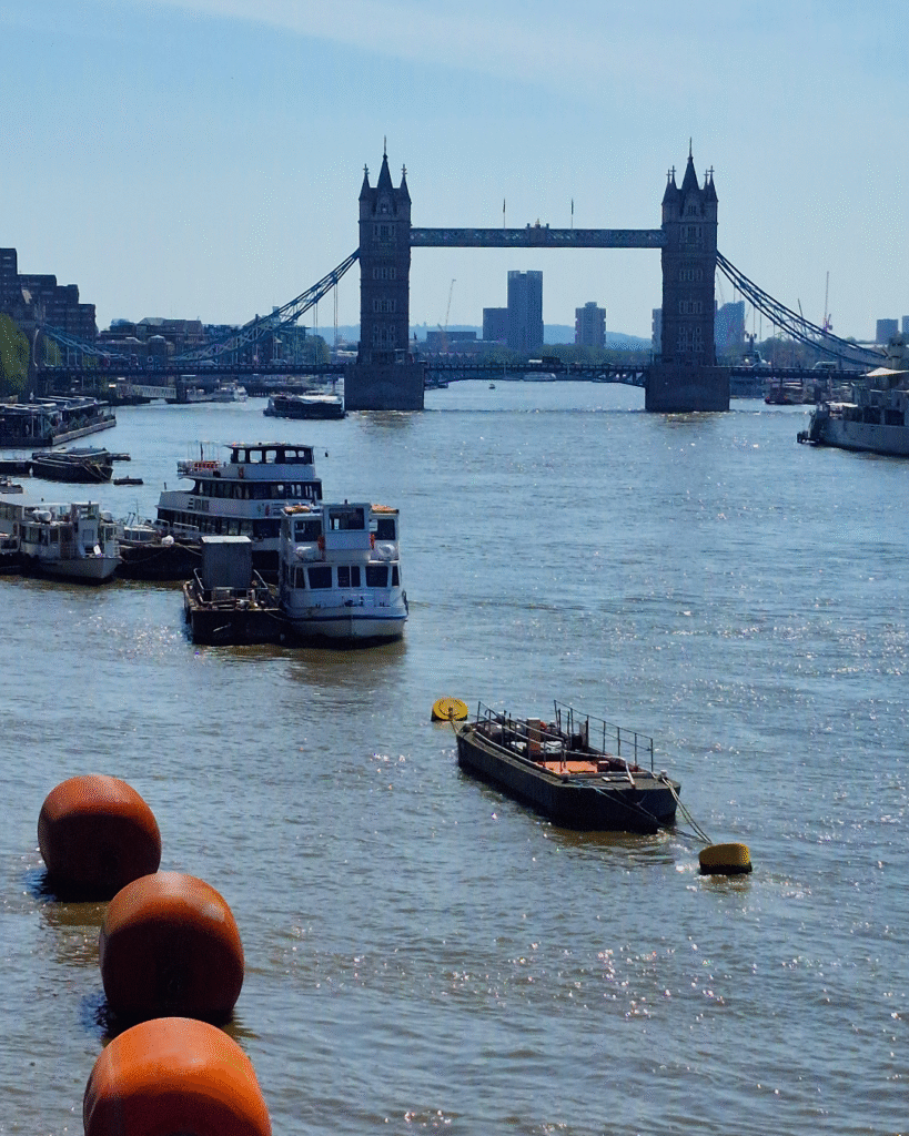 View over the Thames from London Bridge, facing Tower Bridge