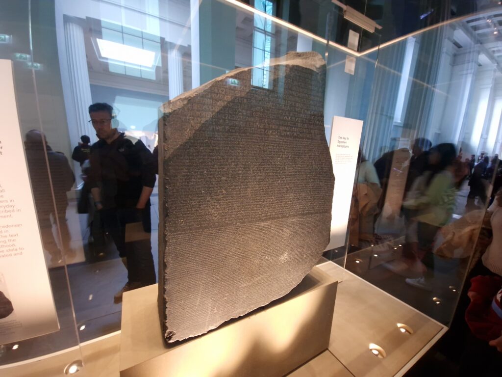'Rosetta Stone, British Museum, London', 2025, Rob Declerck
