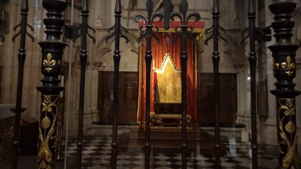 Coronation chair, Westminster, 2025 (Rob Declerck)